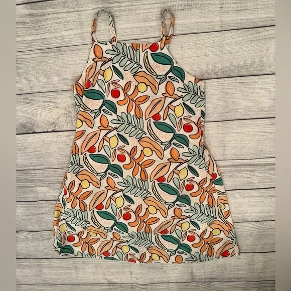 Free Assembly Leaf Print Dress/juniors XL - Picture 8 of 10